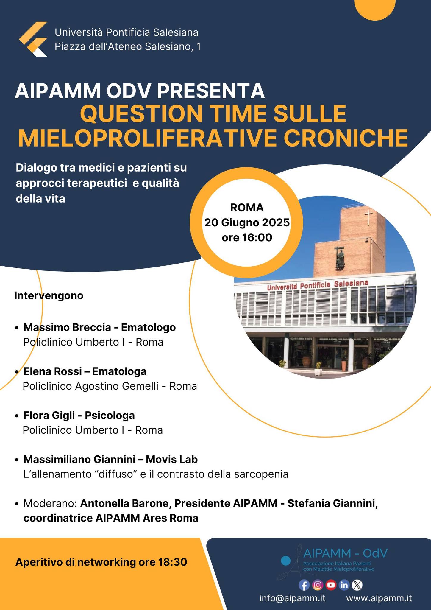 Question Time sulle Mieloproliferative croniche